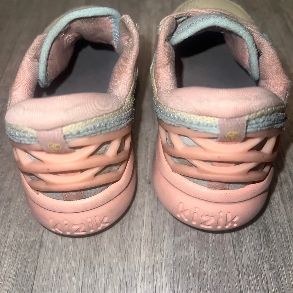 KIZIK - Pink Blue yellow Athletic Sneakers toddler girl SIZE 10